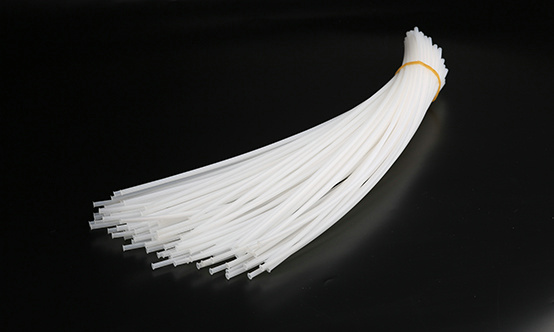 High Precision Small Diameter Plastic Tube - POM white longer flaring and flanging tube