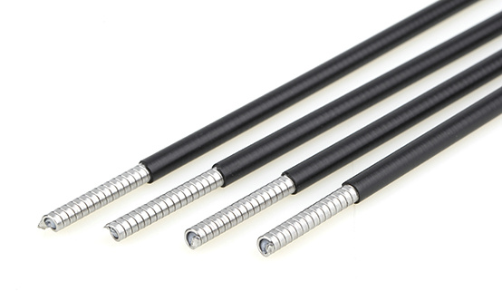 Flat wrap steel cable outer casing - Black PP coating flat wrap cable outer casing